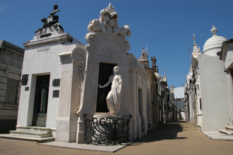 Mausoleum of Rufina Cambaceres, who was buried alive.