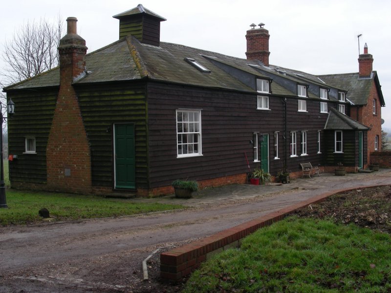 A Kelshall farmstead, just off Kelshall Street near the Church of St Faith, Hertfordshire.